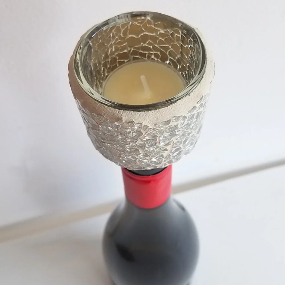 Mosaic Candle Bottle StopTopper